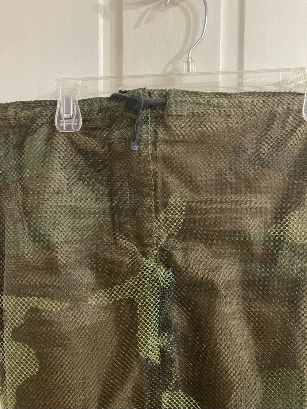 UFO Vintage 80’s women’s Camo Mesh Cargo skirt- Olive Green - Picture 2 of 8